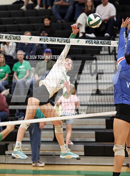 Thumbnail 1 in North Mecklenburg @ Myers Park (NCHSAA 4A Round 1) photogallery.
