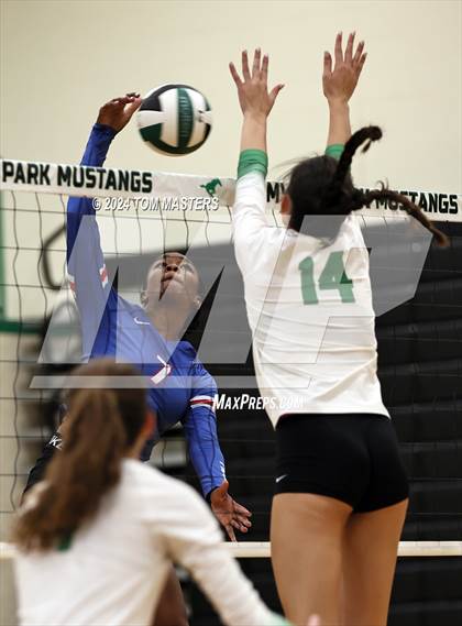 Thumbnail 3 in North Mecklenburg @ Myers Park (NCHSAA 4A Round 1) photogallery.