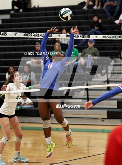 Thumbnail 2 in North Mecklenburg @ Myers Park (NCHSAA 4A Round 1) photogallery.