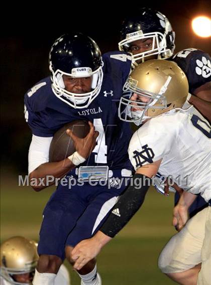 Thumbnail 2 in Loyola vs. Notre Dame photogallery.