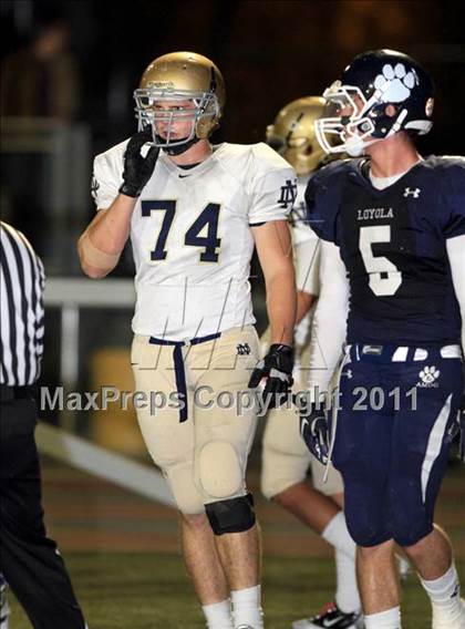 Thumbnail 2 in Loyola vs. Notre Dame photogallery.