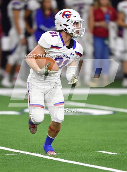 Thumbnail 1 in Graham vs. Pleasant Grove (UIL 4A Divison 2 Semifinal) photogallery.
