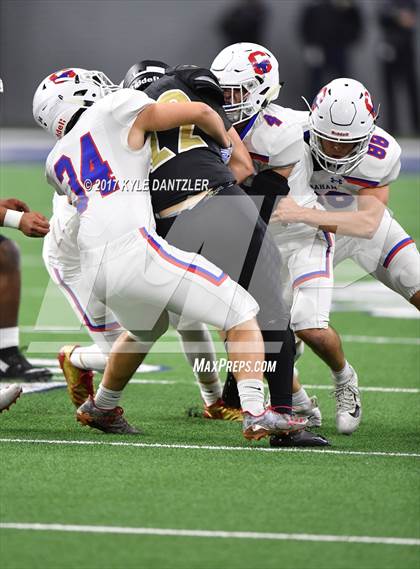 Thumbnail 3 in Graham vs. Pleasant Grove (UIL 4A Divison 2 Semifinal) photogallery.