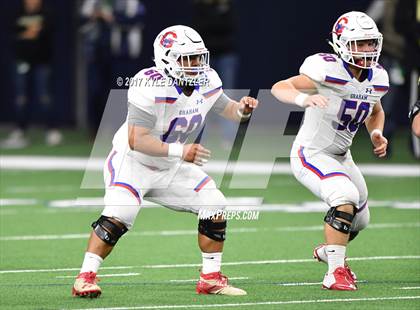Thumbnail 3 in Graham vs. Pleasant Grove (UIL 4A Divison 2 Semifinal) photogallery.