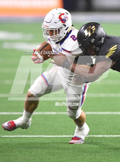 Thumbnail 3 in Graham vs. Pleasant Grove (UIL 4A Divison 2 Semifinal) photogallery.