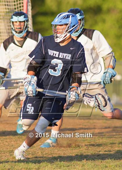 Thumbnail 3 in South River vs Huntingtown (MPSSAA 4A/3A Regional Playoff)  photogallery.