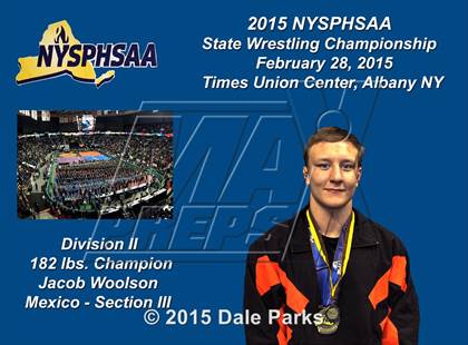 Thumbnail 1 in NYSPHSAA Wrestling Championships (Division 2 Awards, Podiums) photogallery.