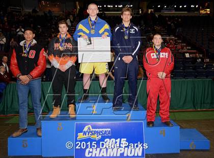 Thumbnail 1 in NYSPHSAA Wrestling Championships (Division 2 Awards, Podiums) photogallery.