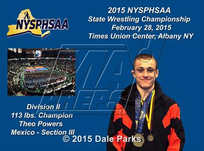 Thumbnail 1 in NYSPHSAA Wrestling Championships (Division 2 Awards, Podiums) photogallery.