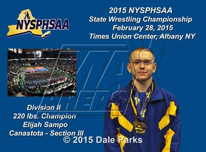 Thumbnail 3 in NYSPHSAA Wrestling Championships (Division 2 Awards, Podiums) photogallery.