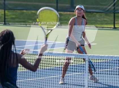 Thumbnail 3 in NCHSAA 3A Mid-East Regionals - Doubles photogallery.