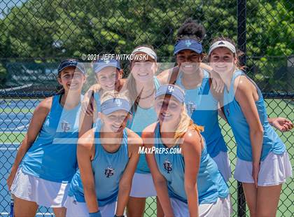 Thumbnail 1 in NCHSAA 3A Mid-East Regionals - Doubles photogallery.