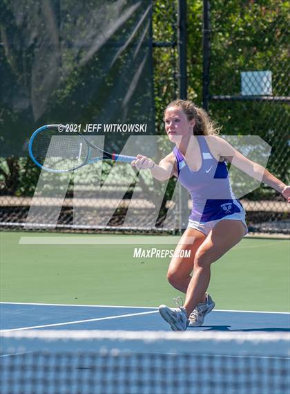Thumbnail 2 in NCHSAA 3A Mid-East Regionals - Doubles photogallery.