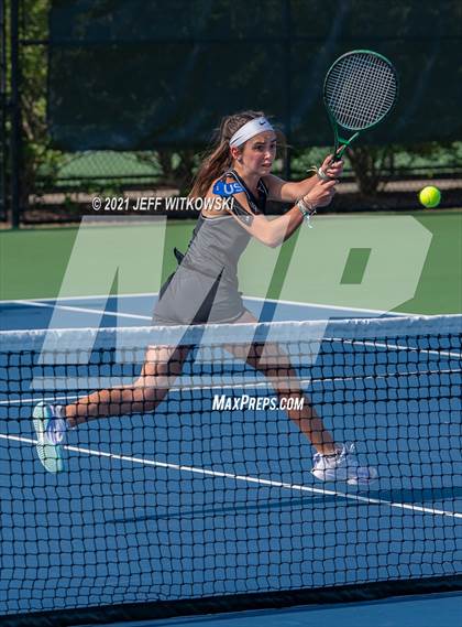 Thumbnail 2 in NCHSAA 3A Mid-East Regionals - Doubles photogallery.