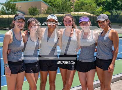 Thumbnail 1 in NCHSAA 3A Mid-East Regionals - Doubles photogallery.