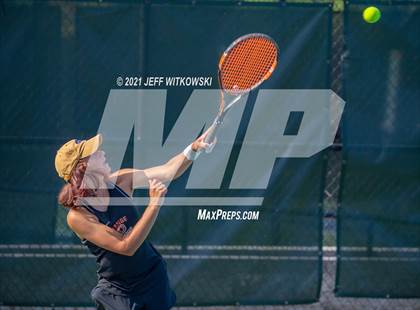 Thumbnail 1 in NCHSAA 3A Mid-East Regionals - Doubles photogallery.