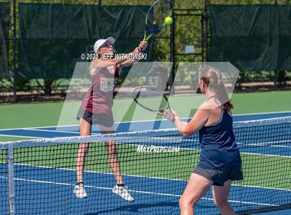 Thumbnail 2 in NCHSAA 3A Mid-East Regionals - Doubles photogallery.