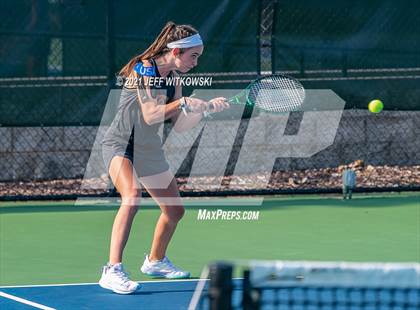Thumbnail 1 in NCHSAA 3A Mid-East Regionals - Doubles photogallery.