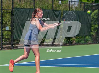 Thumbnail 1 in NCHSAA 3A Mid-East Regionals - Doubles photogallery.