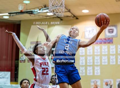 Thumbnail 2 in Pike vs Lake Central (Paul Loggan Memorial Invitational) photogallery.