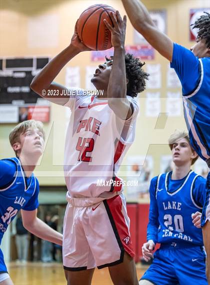 Thumbnail 2 in Pike vs Lake Central (Paul Loggan Memorial Invitational) photogallery.