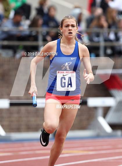 Thumbnail 1 in Penn Relays (Girls 4 x 400) photogallery.