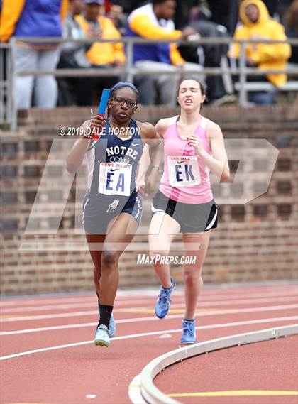 Thumbnail 1 in Penn Relays (Girls 4 x 400) photogallery.