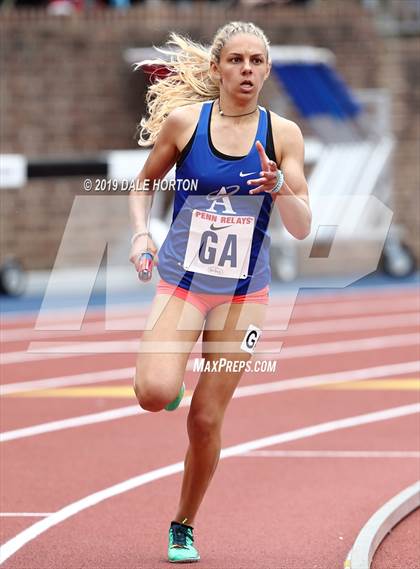 Thumbnail 1 in Penn Relays (Girls 4 x 400) photogallery.