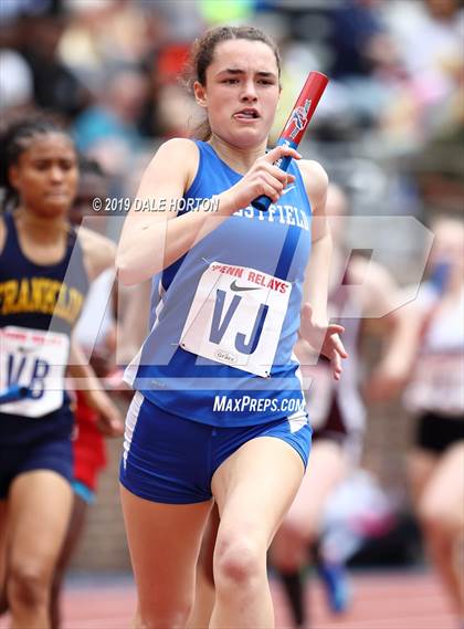 Thumbnail 2 in Penn Relays (Girls 4 x 400) photogallery.