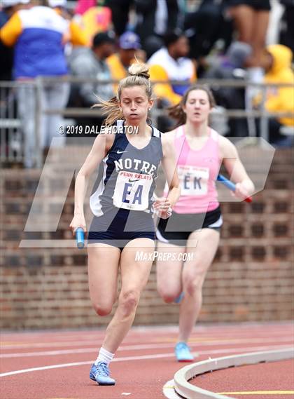 Thumbnail 3 in Penn Relays (Girls 4 x 400) photogallery.