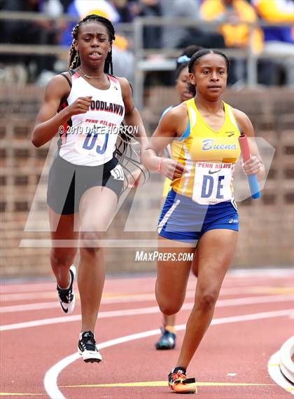 Thumbnail 3 in Penn Relays (Girls 4 x 400) photogallery.