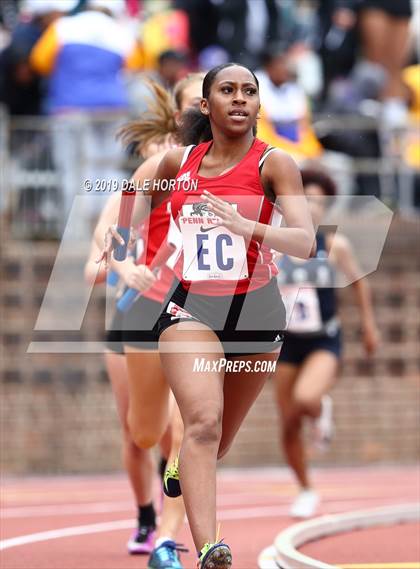 Thumbnail 3 in Penn Relays (Girls 4 x 400) photogallery.