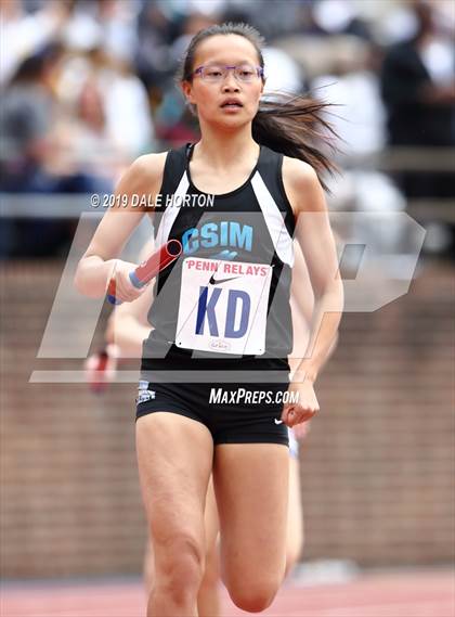 Thumbnail 3 in Penn Relays (Girls 4 x 400) photogallery.
