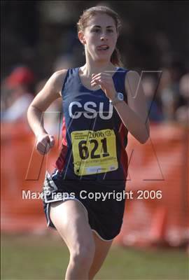 Thumbnail 1 in CIF State Cross Country Championships (D5 Girls) photogallery.