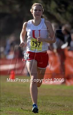 Thumbnail 1 in CIF State Cross Country Championships (D5 Girls) photogallery.