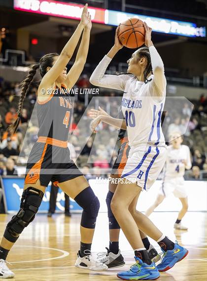 Thumbnail 1 in Ryle vs Highlands (2023 9th Region Girls Basketball Tournament) photogallery.