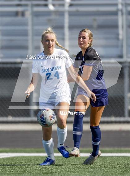 Thumbnail 3 in Ridgeline vs. Sky View (UHSAA 4A Quarterfinal) photogallery.