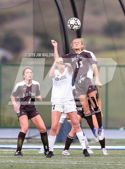 Thumbnail 2 in Woodside vs. Saint Francis (CIF CCS D1 Final) photogallery.
