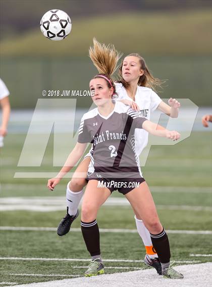 Thumbnail 3 in Woodside vs. Saint Francis (CIF CCS D1 Final) photogallery.
