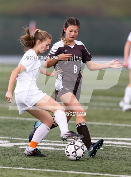 Thumbnail 3 in Woodside vs. Saint Francis (CIF CCS D1 Final) photogallery.