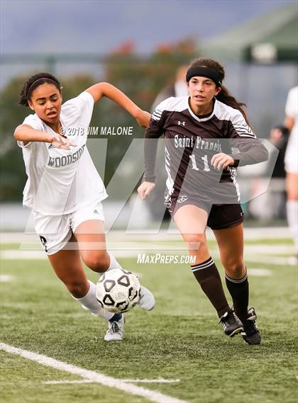Thumbnail 2 in Woodside vs. Saint Francis (CIF CCS D1 Final) photogallery.