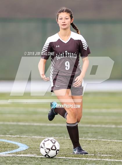 Thumbnail 2 in Woodside vs. Saint Francis (CIF CCS D1 Final) photogallery.