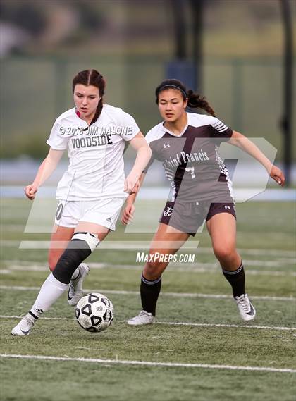 Thumbnail 1 in Woodside vs. Saint Francis (CIF CCS D1 Final) photogallery.