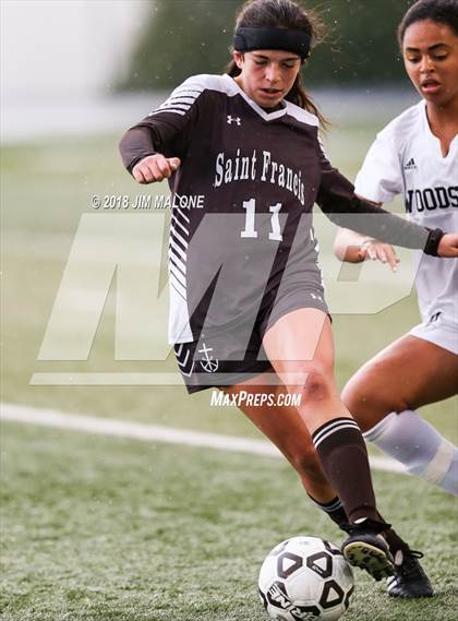 Thumbnail 2 in Woodside vs. Saint Francis (CIF CCS D1 Final) photogallery.