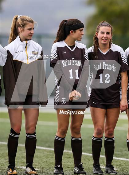 Thumbnail 2 in Woodside vs. Saint Francis (CIF CCS D1 Final) photogallery.