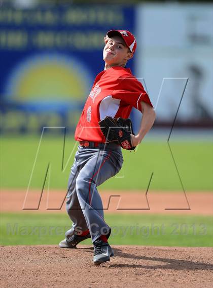 Thumbnail 1 in Niagara-Orleans vs Genesee Region Senior All-Star Game (Dwyer Stadium) photogallery.