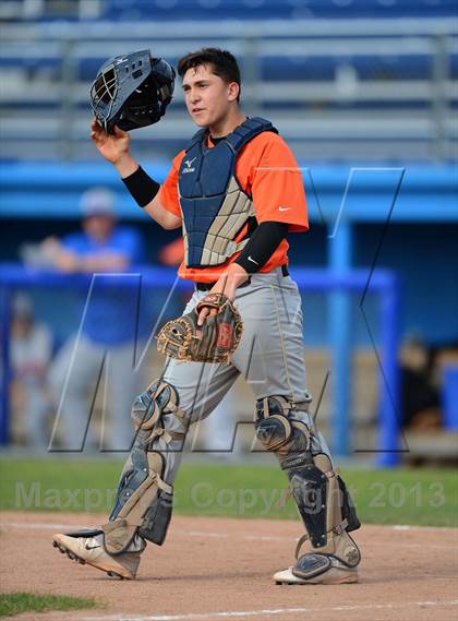Thumbnail 3 in Niagara-Orleans vs Genesee Region Senior All-Star Game (Dwyer Stadium) photogallery.