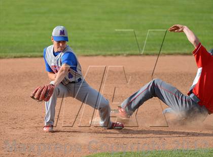 Thumbnail 3 in Niagara-Orleans vs Genesee Region Senior All-Star Game (Dwyer Stadium) photogallery.