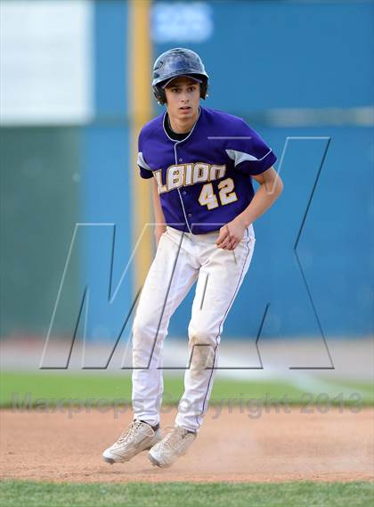 Thumbnail 1 in Niagara-Orleans vs Genesee Region Senior All-Star Game (Dwyer Stadium) photogallery.