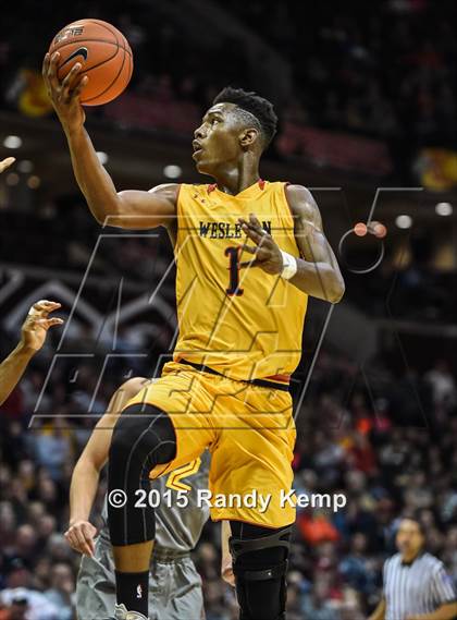Thumbnail 1 in Oak Hill Academy vs Wesleyan Christian Academy  (Bass Pro Tournament of Champions) photogallery.